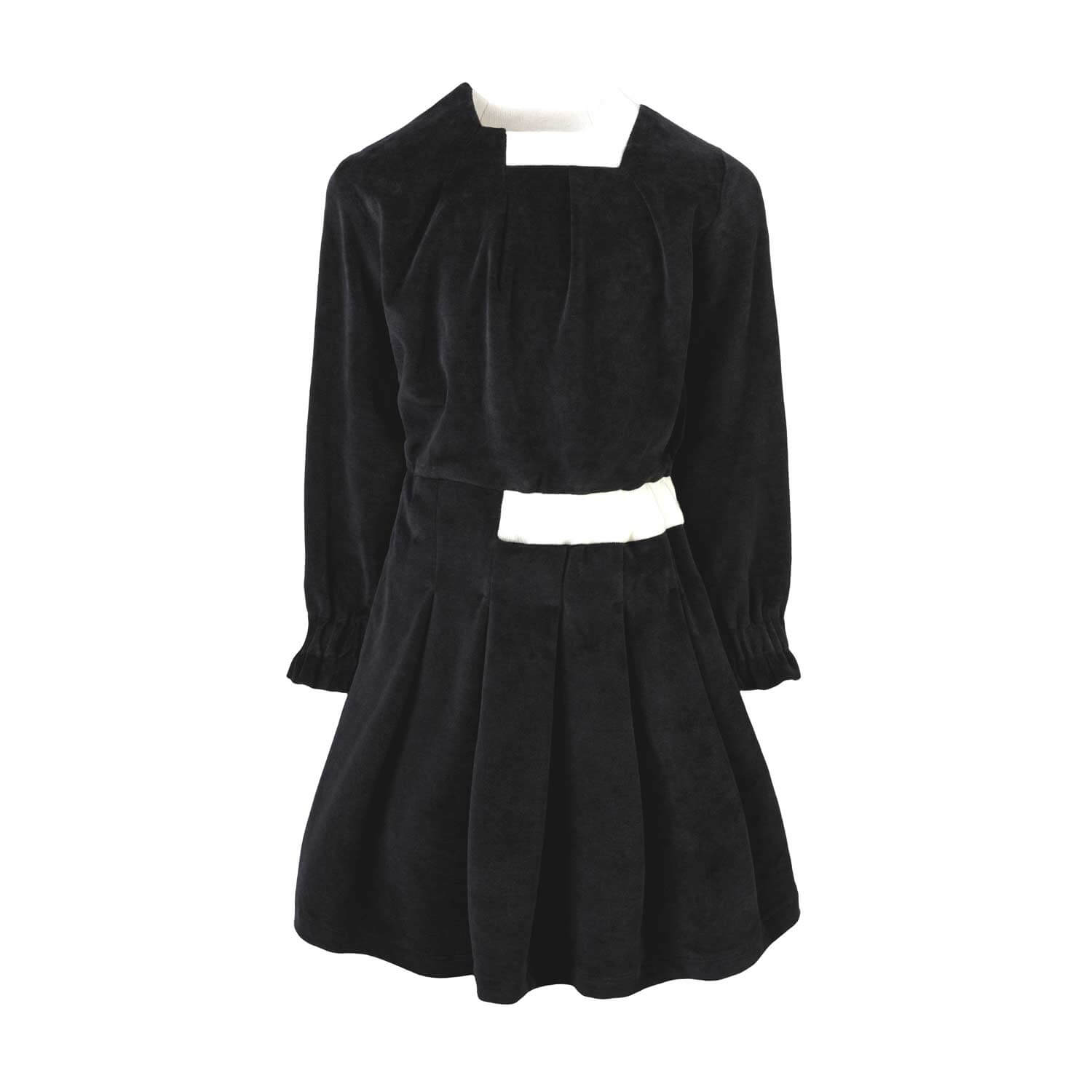 Black Velvet Dress for Girls – Elegant Party & Occasion Outfit