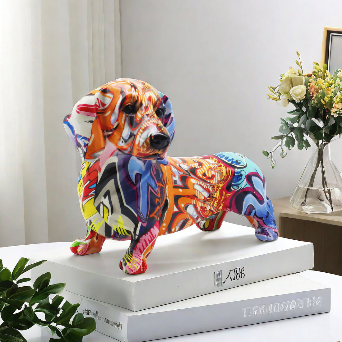 Creative Colorful Sausage Dog Decoration Home Hallway Living Room And Wine Cabinet Decorations