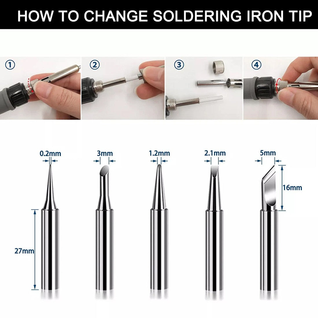 90W Soldering Iron Kit Electronics Welding Irons Solder Tools Adjustable Wire UK