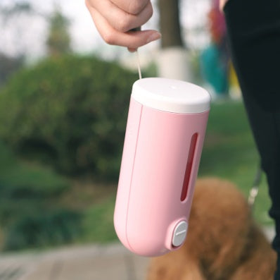 Pet dog accompanying cup