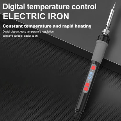 90W Soldering Iron Kit Electronics Welding Irons Solder Tools Adjustable Wire UK
