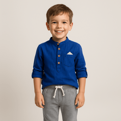Breezy Ben Boys Casual Set – Stylish &amp; Comfortable Kids Outfit