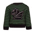 Black and green pied de poule 