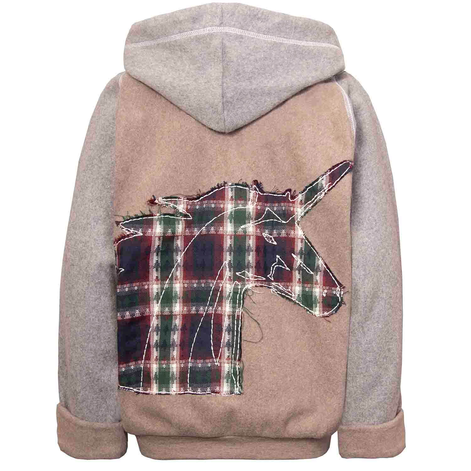 Beige Fleece Hoodie 