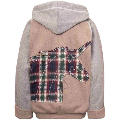 Beige Fleece Hoodie 