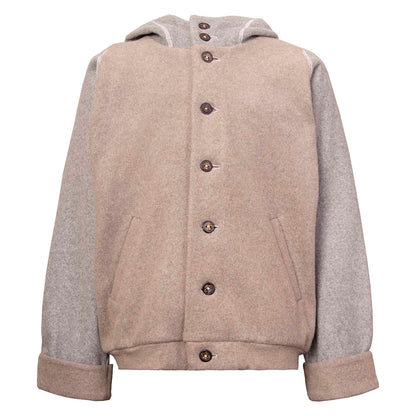 Beige Fleece Hoodie 