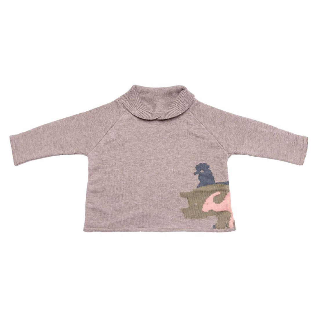 Beige Knitted Sweater for Baby – Soft &amp; Cozy Infant Wear