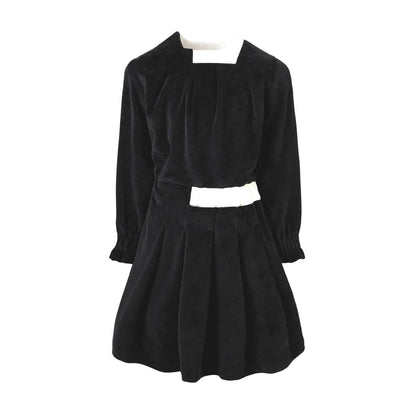 Black Velvet Dress for Girls – Elegant Party &amp; Occasion Outfit