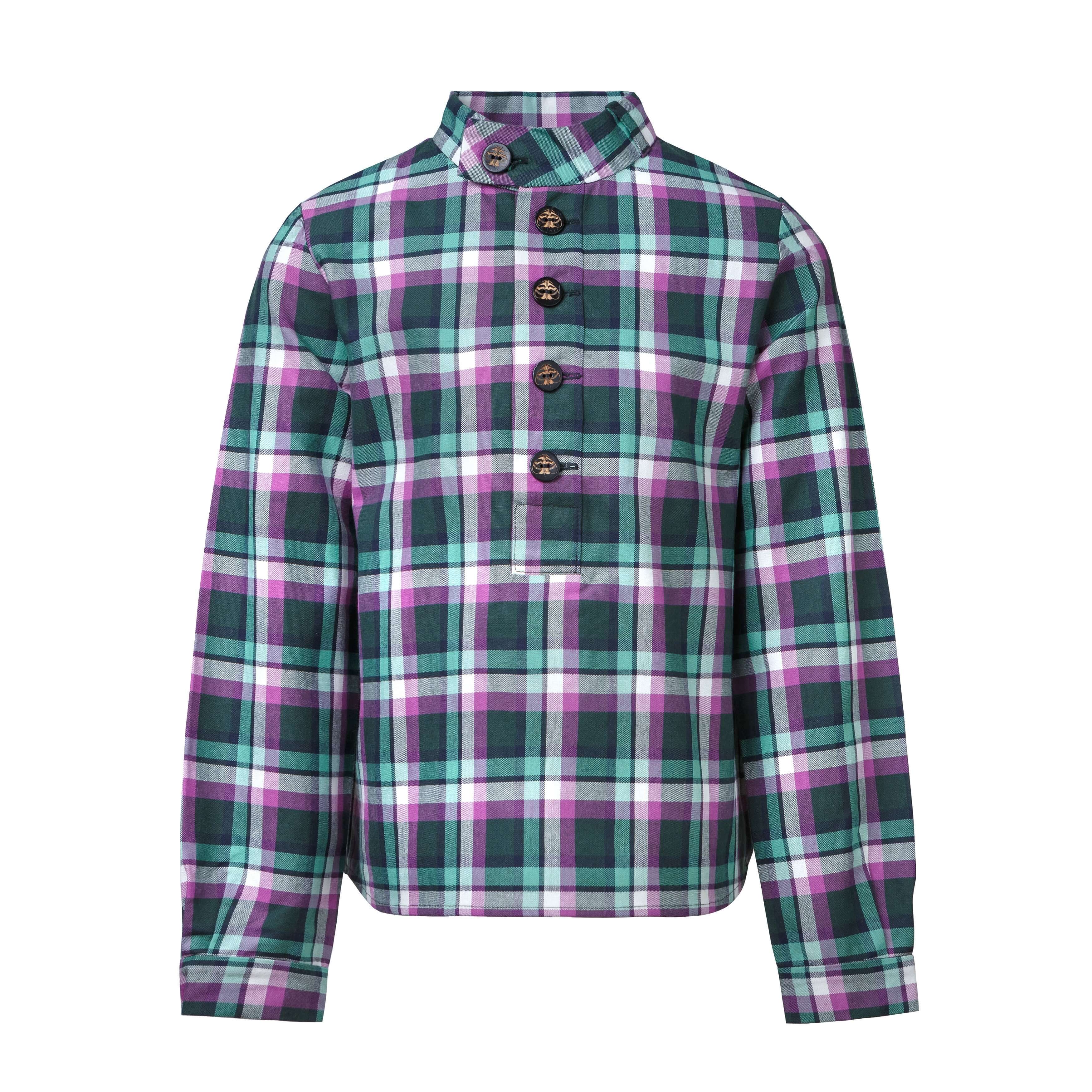 Fancy Tartan Shirt for Kids – Stylish &amp; Comfortable Checkered Outfit