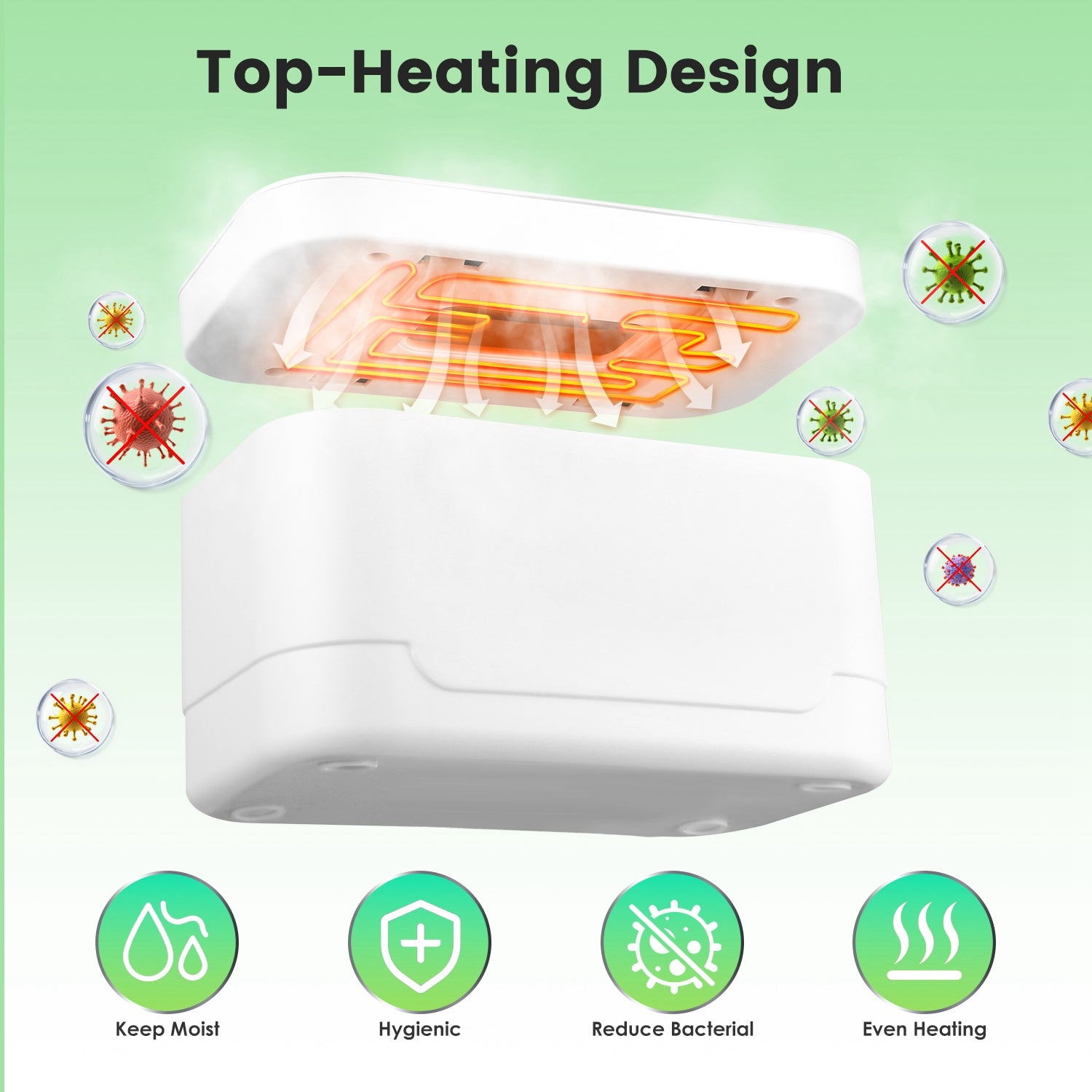 1Pc Baby Wipe Warmer With 3 Temperature Settings Type C Powered Baby Wet Wipes Dispenser With Night Light Large Capacity Diaper Wipe Warmer For Baby