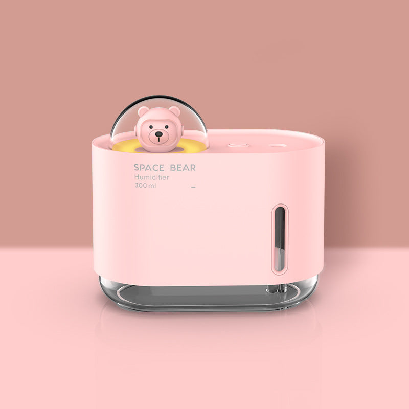 New Cute Pet Humidifier Spray Water Meter Night Light Usb