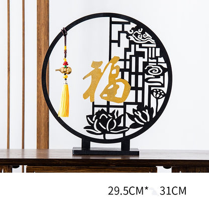 Zhaocaifu Screen Decoration Home Living Room Porch Wine Cabinet Decoration